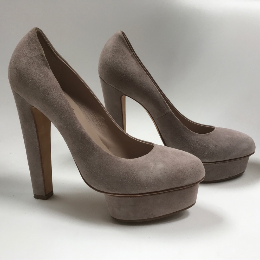 lezilla vero cuoio heels nude suede